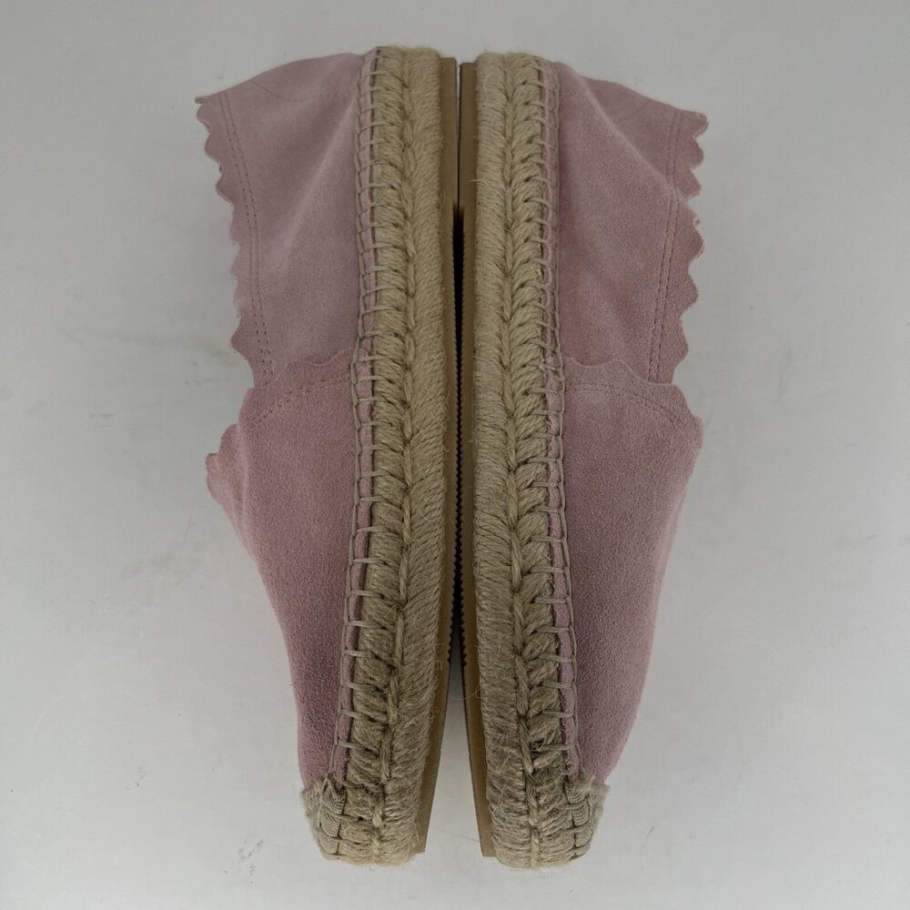 Steve Madden Pink Suede Slip-On Womens Size 7.5 Espadrilles Breathable Flats - Picture 7 of 10